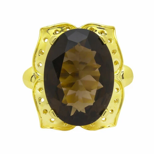 Anelli di lusso marrone topazio