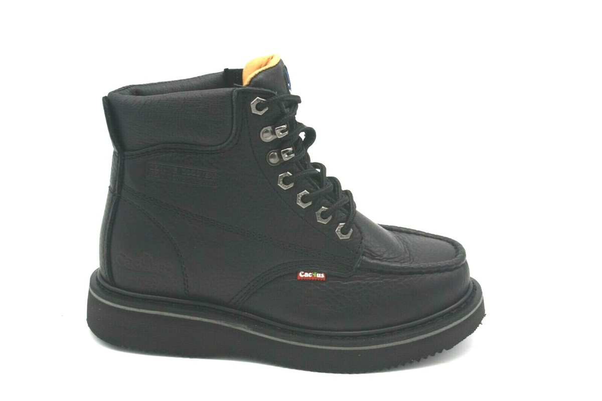 CACTUS FOOTWEAR WORK BOOT 622M BLACK MAXIMUM COMFORT PREMIUM 