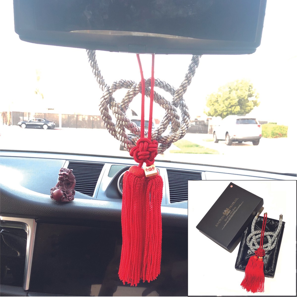 VIP Charm Junction Produce JDM Fusa Silver Kiku JP Knot Red Kin