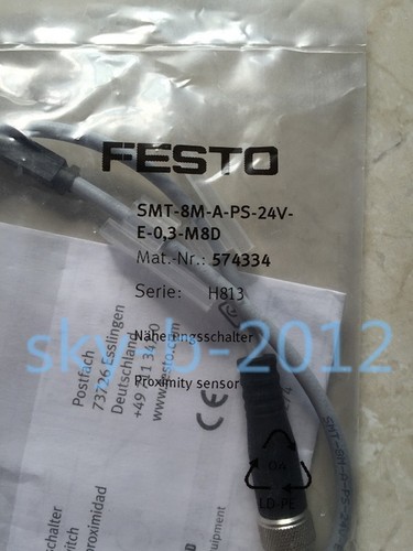 Festo SME 10M DS 24V E 0,3 L M8D 551367 Proximity Switch New One Free