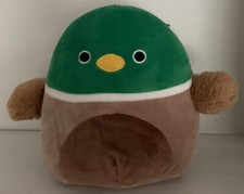 Squishmallow 8 Inch Avery Mallard Duck Inverted Reverse Light Brown Plush NWT