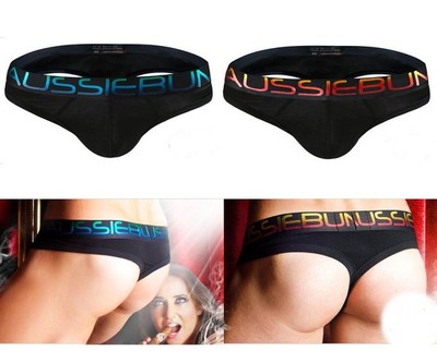 AussieBum THONG Tanga Underwear Men's 2 Colors! Sexy & HOT! Size XS S M L XL