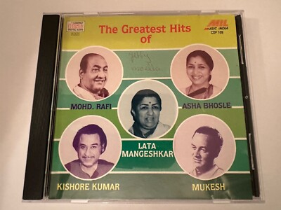 *Bollywood* Greatest Hits Mohd. Rafi Kishore Lata Asha CD Hindi Compilation