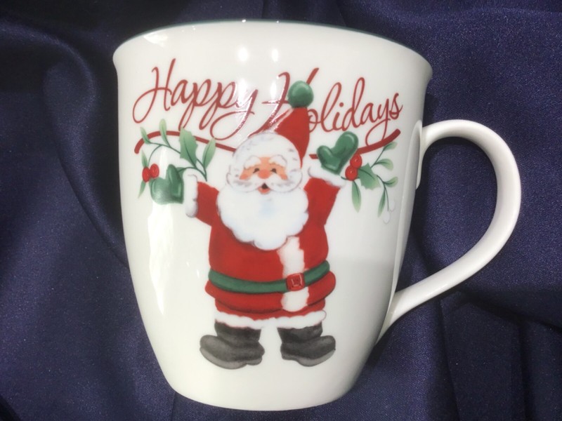PFALTZGRAFF SANTA 🎅🏻 HAPPY HOLIDAYS jumbo 20 oz MUG never used NEW🎅EXCELLENT