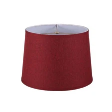 Aspen Creative 32095, Hardback Empire Transitional Spider Shade, Burgundy Bur...