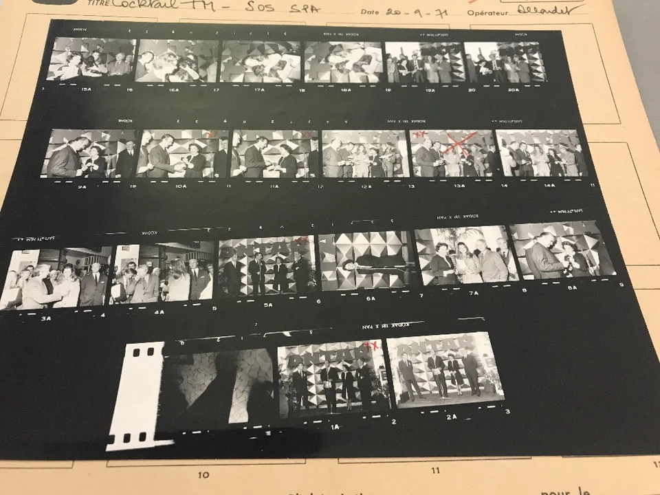 SHEILA : PLANCHE CONTACT ORIGINALE DE 1971 - Photo 1/1