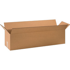 3288 Long Corrugated Cardboard Box 32" L X 8" W X 8" H, Kraft, for Shipping, Pac