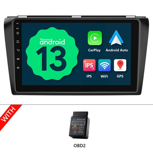 For Mazda 3 2008 2009 9" Android 13 Car Stereo Radio GPS CarPlay Bluetooth 2+32G - Picture 23 of 29