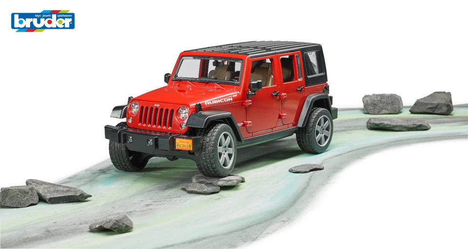 Bruder 02525 Jeep Wrangler Unlimited Rubicon 1:16 scale jeeps 4x4 off roader toy - Image 2 of 4