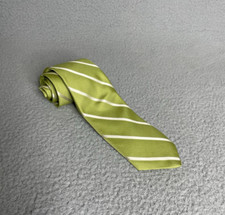 Robert Talbott Best of Class Silk Necktie Green Striped Designer Made in USA