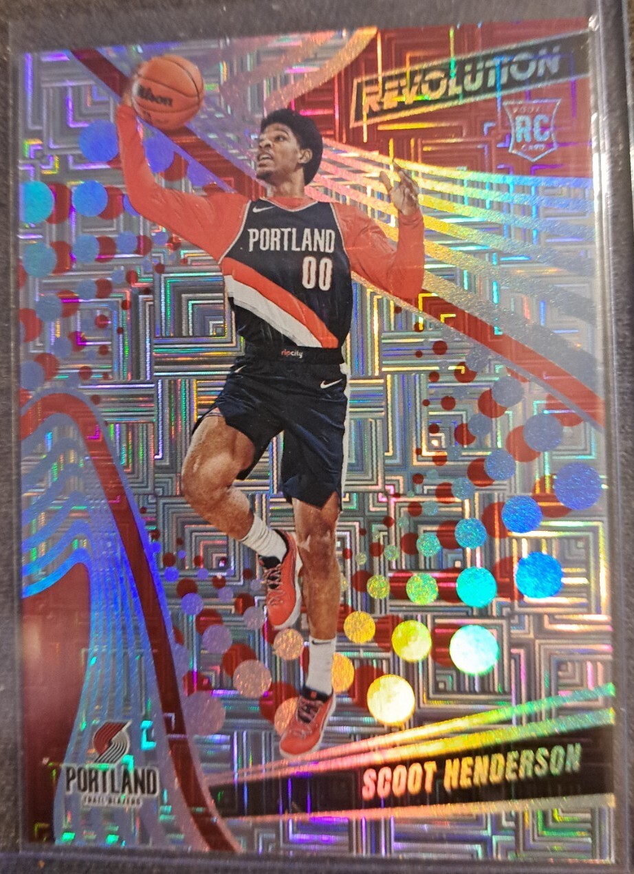 2023-24 Panini Revolution Levels Scoot Henderson RC Rookie SSP #109 #05/35