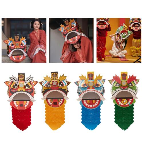 Chinese Spring Festival Lion Dance DIY Crafts Kit Gift Decor Toys Party Chinese - Picture 1 of 26