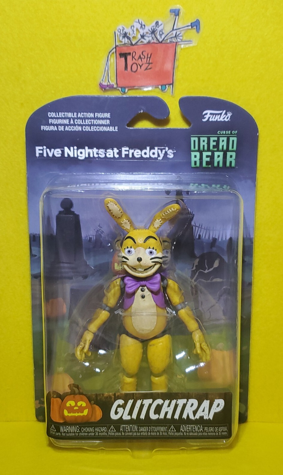 Funko Five Nights at Freddy's Help Wanted: Curse of Dreadbear Glitchtrap  Action Figure