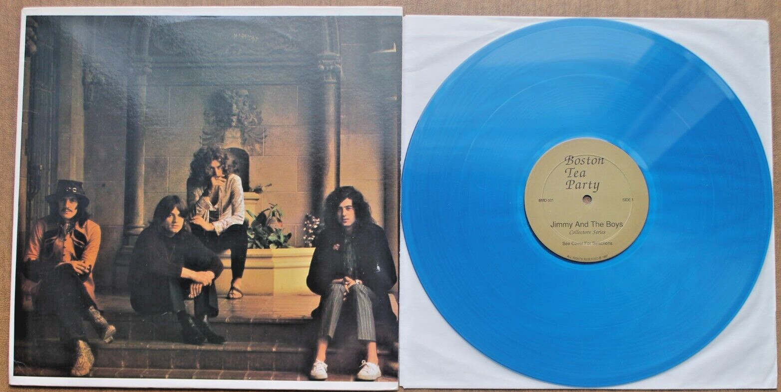 RARE LED ZEPPELIN LP LIVE AT BOSTON TEA PARTY BMD 1001 1969 BLUE