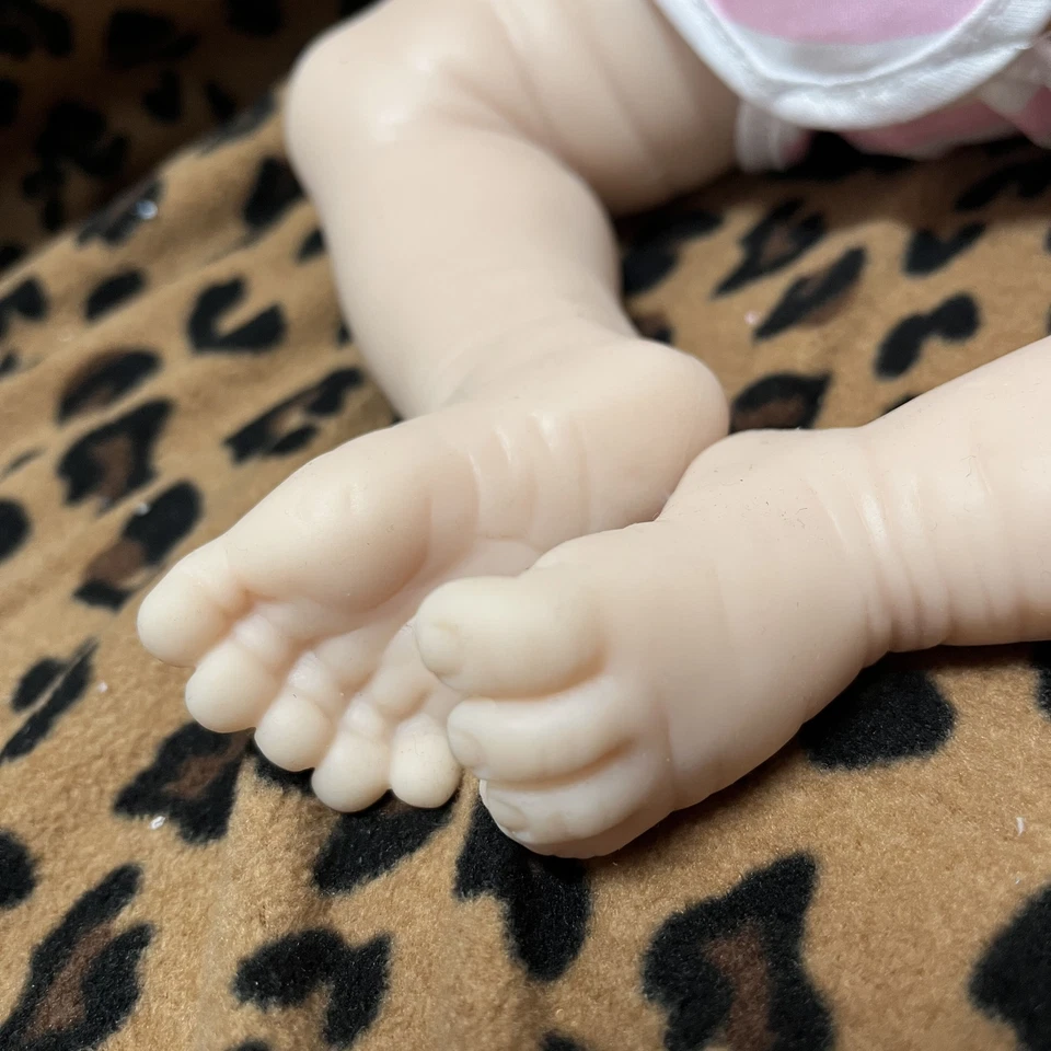 New 18"Full Body Platinum Silicone Baby Doll Reborn Dolls Unpainted Xmas Gifts - Image 4 of 4