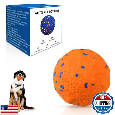 Smart Interactive Dog Toys【New E-TPU Material】 Automatic Moving, Crazy Bounci