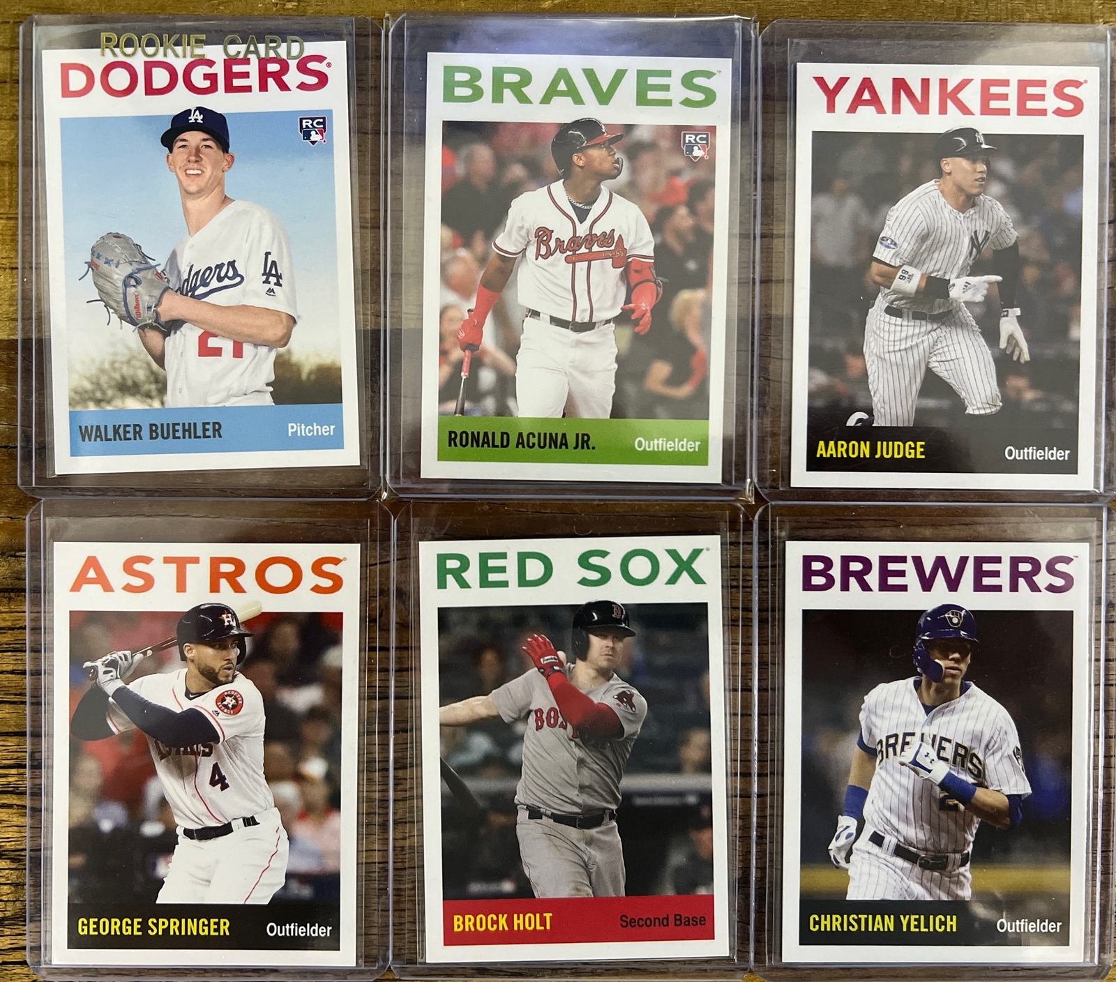 2018 Topps Throwback Thursday TBT Set(6) "1964 Baseball" PR-875 Acuna 209 RC