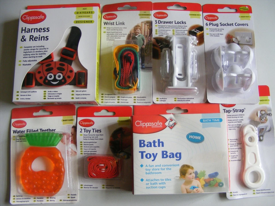 Clippasafe Accessories, Bathtime, Safety, Reins, Hooks etc, Buy Two Get One Free