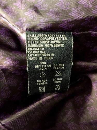 RAINFOREST DOWN PUFFER COAT BROWN HOODED OPERA COLLAR TRAVEL PACKABLE WARM L - Picture 11 of 12