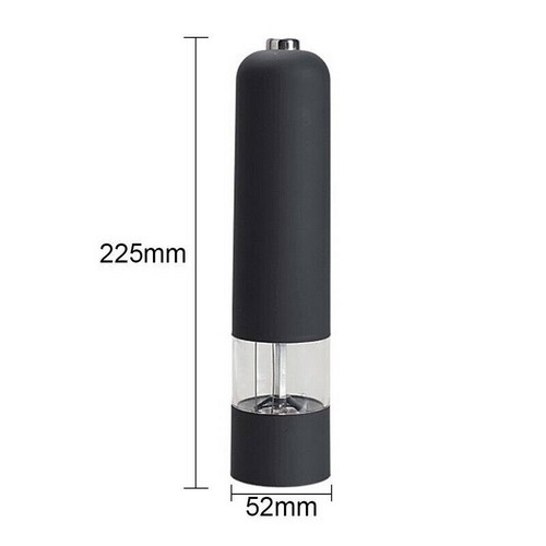 Set Of 2 Electric Salt & Pepper Grinder Tools Shaker Mills Adjustable Coarseness - Picture 8 of 9