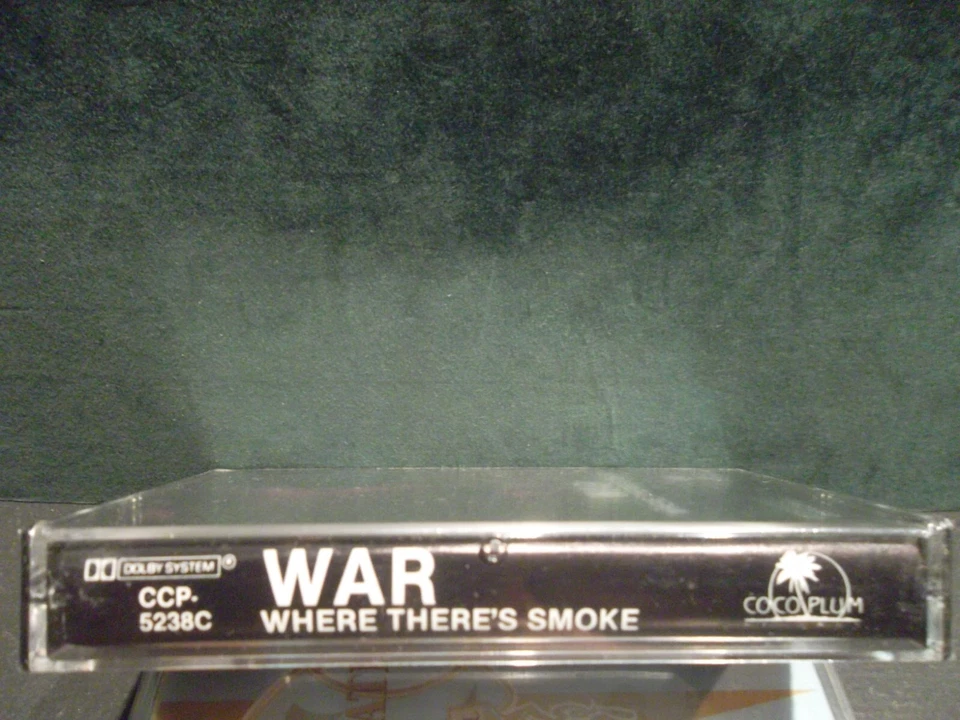 WAR Where There's Smoke RARE SEALED Cassette 1985 Coco Plum NEVER ON CD Groovin - Image 3 of 3