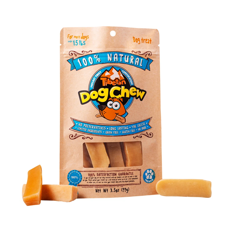 Himalayan Dog Chew Treats for Small dogs -3 pc, Natural & Long Lasting Yak Chews - Image 2 of 4