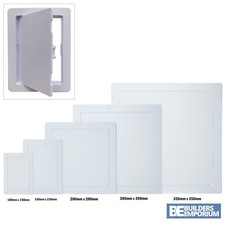 Access Panels White ABS Plastic Inspection Hatch Trade Standard ALL SIZES