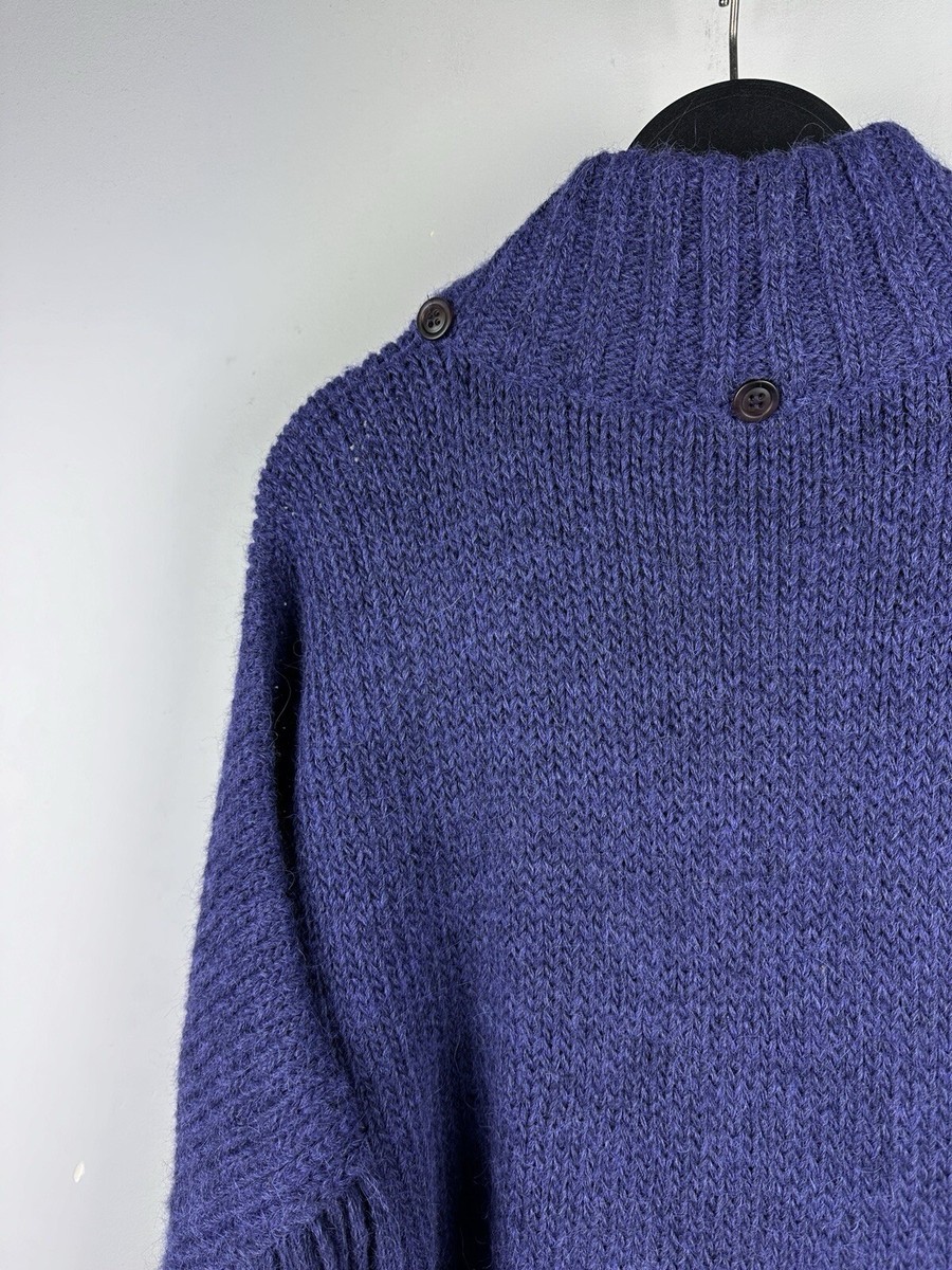 トップス diesel 00s archive knitted poncho Vintage Diesel Wool Poncho V Neckline Knit Sweater Women's