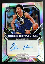 2020-21 Panini Prizm Rookie Signatures Elijah Hughes Prizm Utah Jazz 💎🔥💎🔥