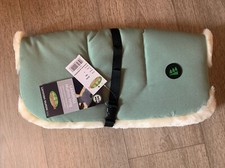 Handwärmer Muff Echtes Lammfell NEU Odenwälder Muffolo Long Green Harmony