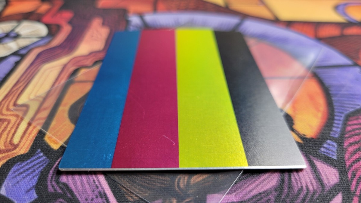 yugioh misprint color test card Color Test Print HOLO MISPRINT ERROR Yugioh Card English