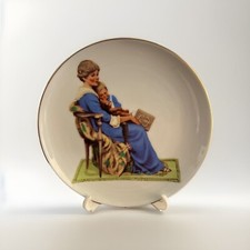 Vintage"Bedtime" by Norman Rockwell Plate Museum Collections 1986 NIB