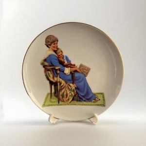 Museum Collection Norman Rockwell Plate Dreams in The Antique Shop 1986