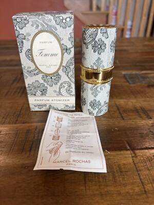 Marcel Rochas Femme 1 .6 Fl. Oz. Parfum Atomizer Ref. 5253 1970s Vintage