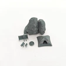 SSMODEL 1:87 The Camping Scene In Railway Model