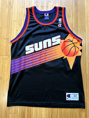 Vintage Rare Blank Phoenix Suns Big Sunburst Logo NBA Champion