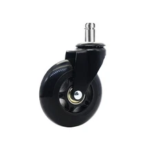 3” Desk Chair Caster Wheels Heavy Duty Office Chair Ball Casters Quick & Quie...