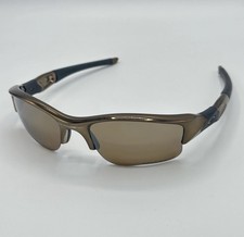 Oakley Flak Jacket XLJ Black Chrome Tungsten Iridium Polarized Lens Sunglasses