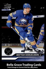 2023-24 Upper Deck Mattias Samuelsson #22 Buffalo Sabres NHL Hockey