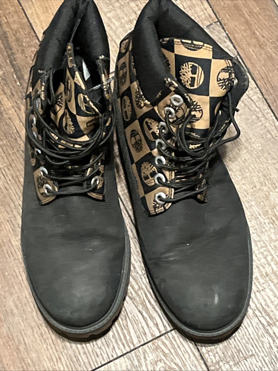 Timberland Classic Boot in the 'Black Brown Patchwork' style Men's