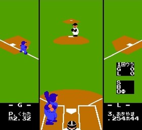 &copy;1987 Namco NINTENDO FAMICOM sports game PRO YAKYŪ FAMILY STADIUM BASEBALL...