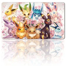 469283 - Board Game Pokemon Eevee Playmat Games Mousepad Play Mat of TCG