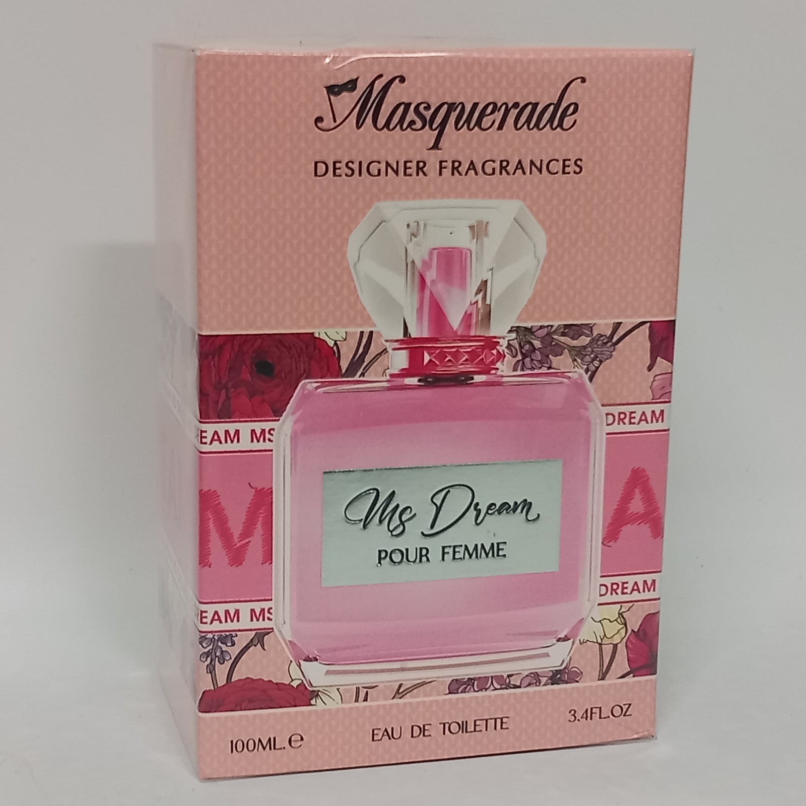 Masquerade Designer Fragrance Ms Dream Pour Femme Eau De Toilette 100ml 3.4 floz