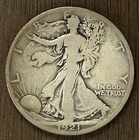 1921-S 50C Walking Liberty Half Dollar G Album Filler - 26192