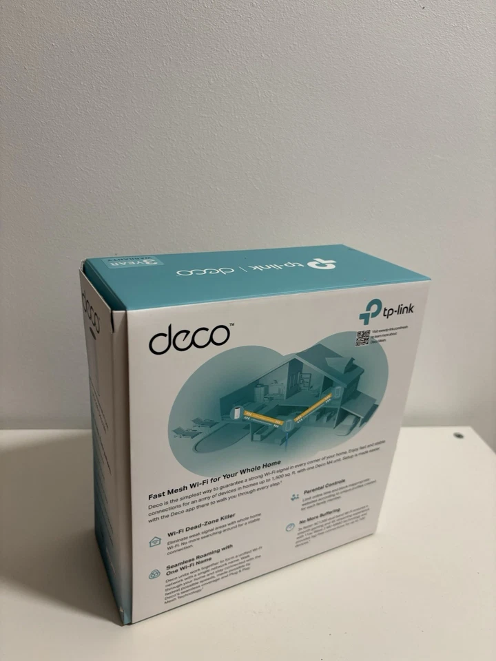 TP-LINK Deco E4 Whole-Home Mesh Wi-Fi System, AC1200 1 Pack - New Opened Box - Image 3 of 4