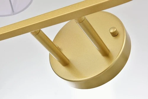 Elegant Lighting LD7322W16 Senna 2 Light 16"W Vanity Light - Brass - Picture 8 of 12