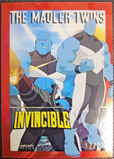 2025 Invincible Keepsake The Mauler Twins #183 /23 Red Foil Blood Splatter