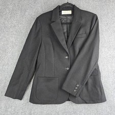 Pendleton Blazer Women’s M Black Wool 3-Button USA Made Late 60s 70s Vintage