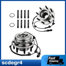 Pair Front Wheel Hub Bearing for 2005-2010 Ford F250 F350 Super Duty SRW 4WD