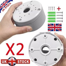 2x CCTV CameHB Junction Box Cable Deep Base For Dome Bullet IP Waterproof Camera